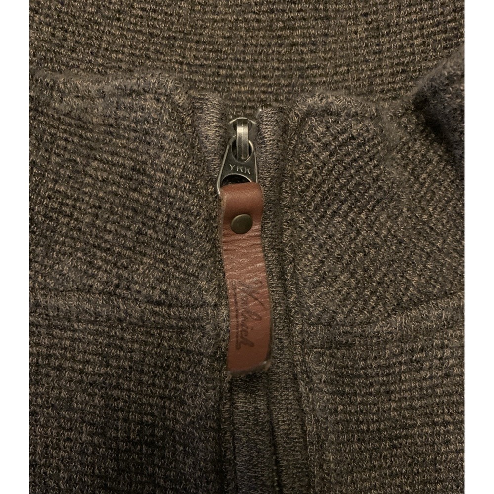 Woolrich Quarter Zip Pullover Sweater Men's XL Brown *materials tag is missing - Picture 7 of 16